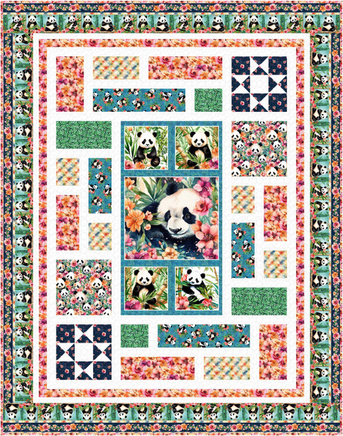 Panda Paradise - Panda Paradise Quilt Panda Paradise - Panda Paradise Quilt