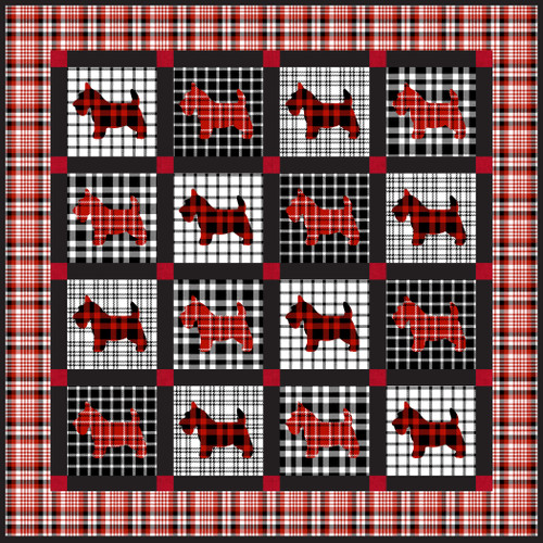 Plaid Essentials - Scottie Plaid Throw Plaid Essentials - Scottie Plaid Throw