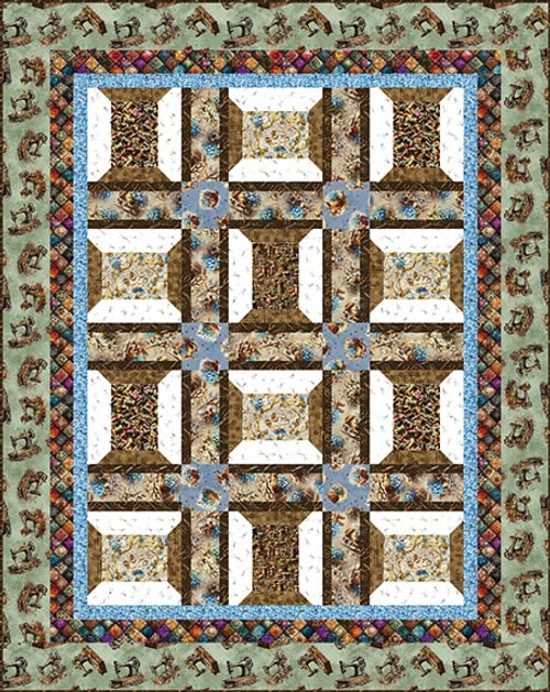 Forget Me Not - Sew Vintage Quilt Forget Me Not - Sew Vintage Quilt