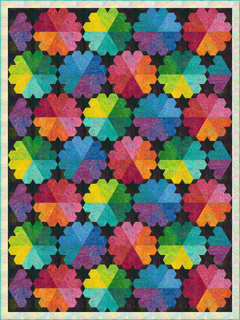 Jewel Spot - Jewel Rosette Quilt Jewel Spot - Jewel Rosette Quilt