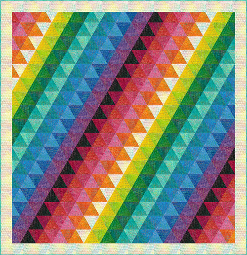 Jewel Spot - Ocean Waves - Jewel Facets Quilt Jewel Spot - Ocean Waves - Jewel Facets Quilt