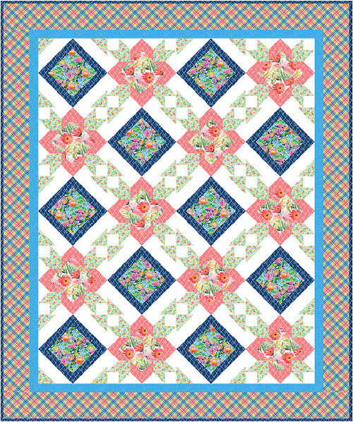 Bows & Blooms - Circling Squares Quilt Bows & Blooms - Circling Squares Quilt