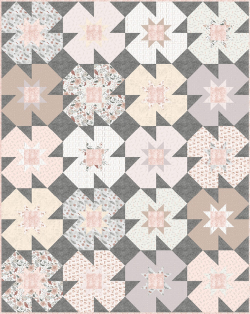 Petals & Pewter - Summer Garden Quilt Petals & Pewter - Summer Garden Quilt