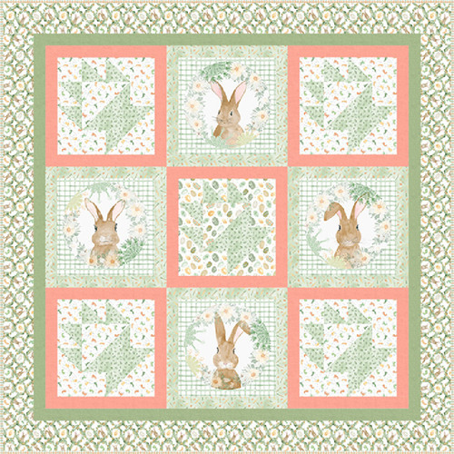 Spring Serenade - Bunnies & Baskets Quilt Spring Serenade - Bunnies & Baskets Quilt