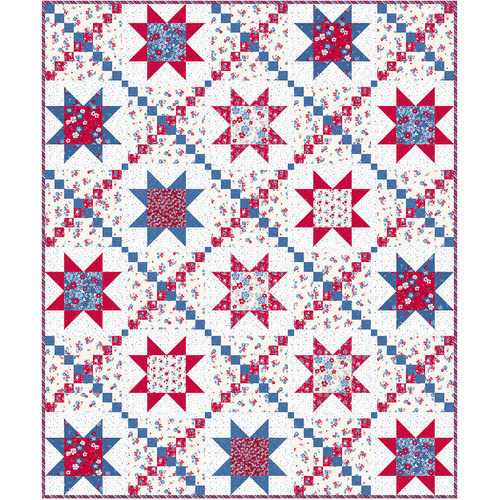Front Porch Charm - Summer Stars Quilt Front Porch Charm - Summer Stars Quilt