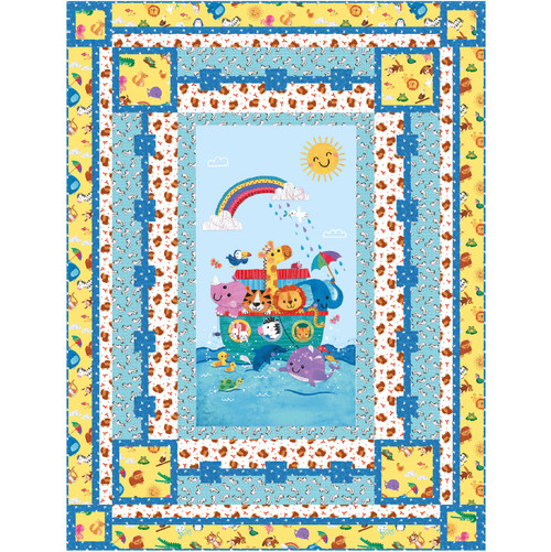 Noah & Friends - Celestial Window Quilt Noah & Friends - Celestial Window Quilt