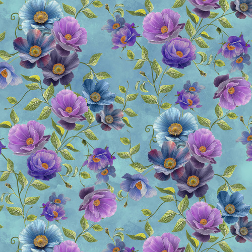 4740-75 Teal/Violet || Florinda