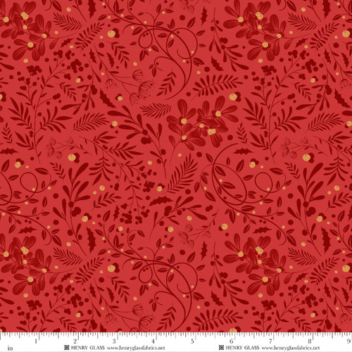 4675-88 Crimson || Holly Jolly Calico 4675-88 Crimson || Holly Jolly Calico