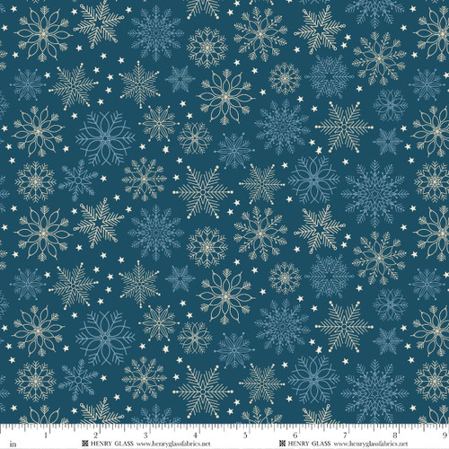 4676-77 Navy || Holly Jolly Calico 4676-77 Navy || Holly Jolly Calico