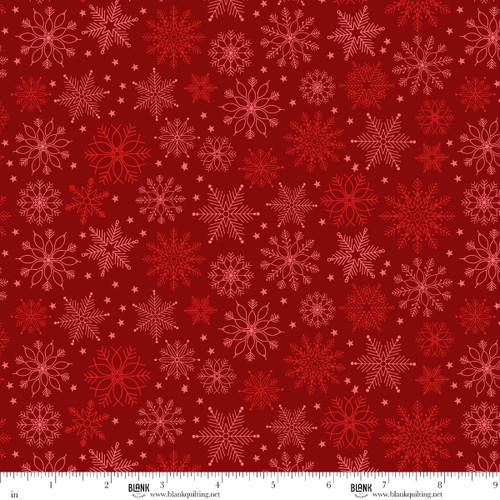 4676-88 Crimson || Holly Jolly Calico