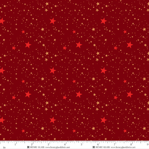 4677-88 Crimson || Holly Jolly Calico 4677-88 Crimson || Holly Jolly Calico