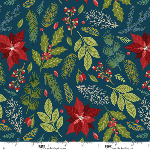 4680-77 Navy || Holly Jolly Calico