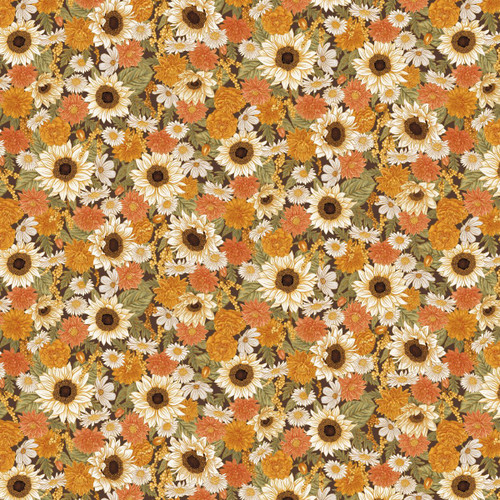 4688M-38 Brown || Ivory Fields