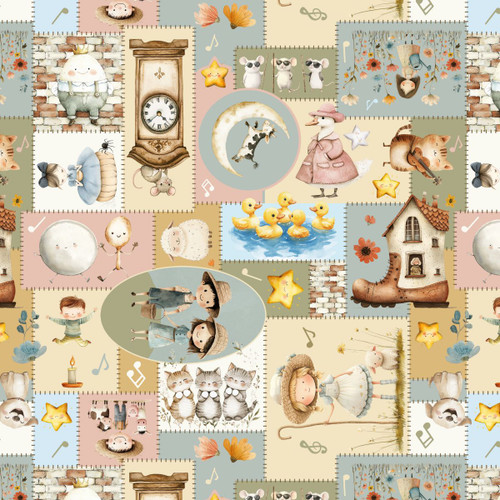 4842-41 Ivory || Nursery Rhyme Time