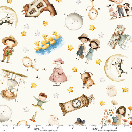 4844-41 Ivory || Nursery Rhyme Time