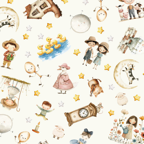4844-41 Ivory || Nursery Rhyme Time