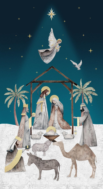 4710P-77 Navy* || Silent Night