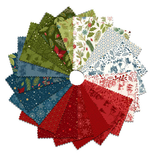 Holly Jolly Calico Fat Quarters || Holly Jolly Calico