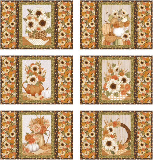 Ivory Fields - Autumn Bouquets Placemats
