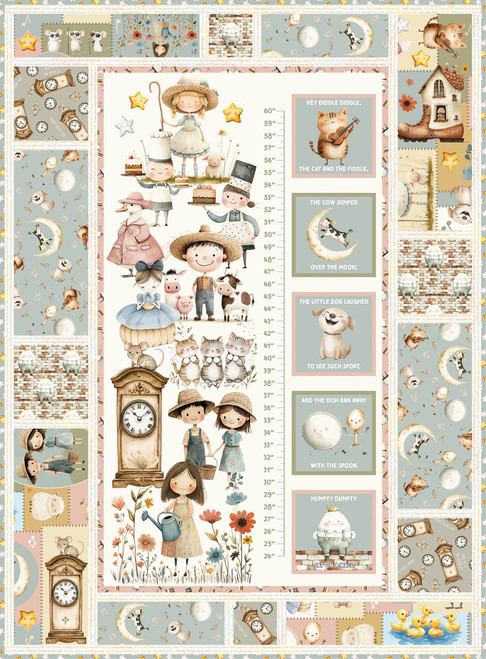 Nursery Rhyme Time - Message Board Growth Chart Nursery Rhyme Time - Message Board Growth Chart