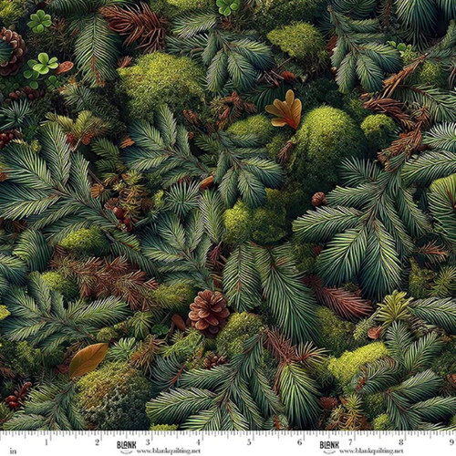 5068MK-66 Green || Babies in the Wild Minky