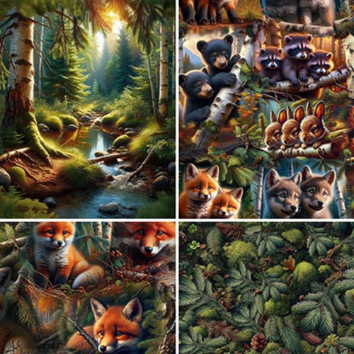 Babies of the Wild Minky Full Collection