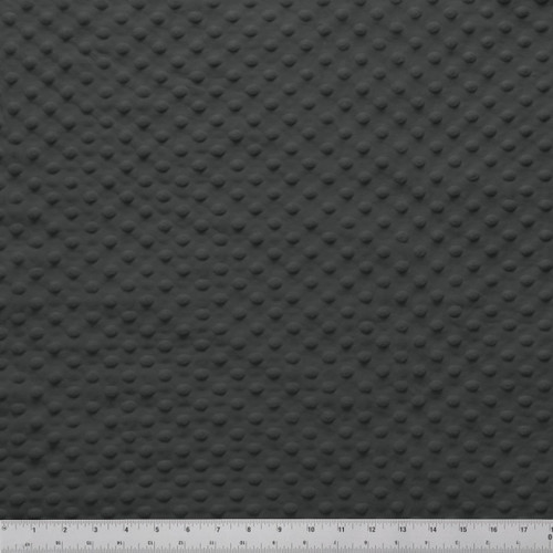 MINKY DOT - 58/60" CHARCOAL