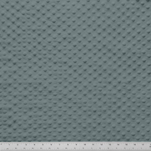 MINKY DOT - 58/60" GRAY