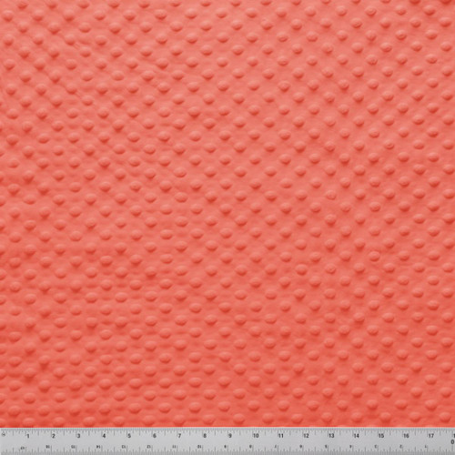 MINKY DOT - 58/60" SALMON