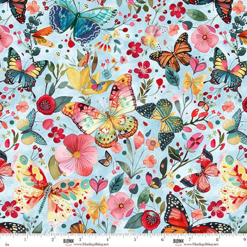 4975-17 Lt Blue || Botanic Symphony