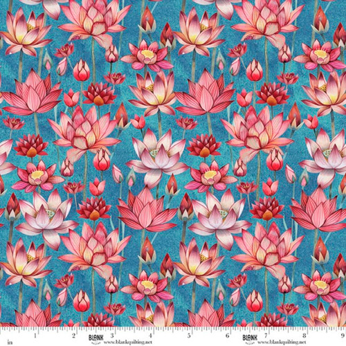 4976-73 Teal || Botanic Symphony