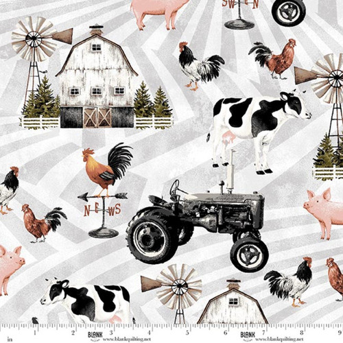 4964-19 Light Gray || Country Morning