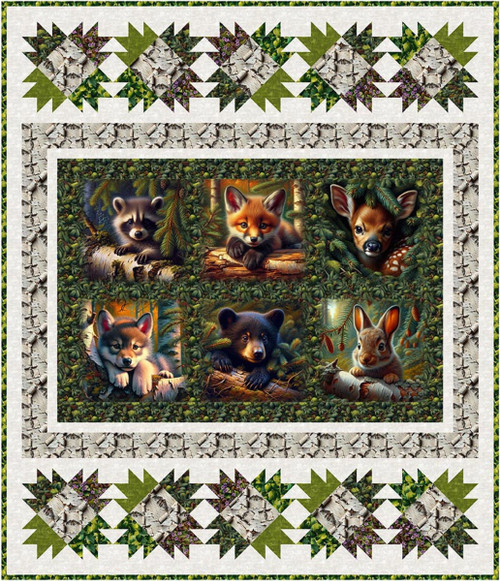 Babies of the Wild - Paws to Love Quilt