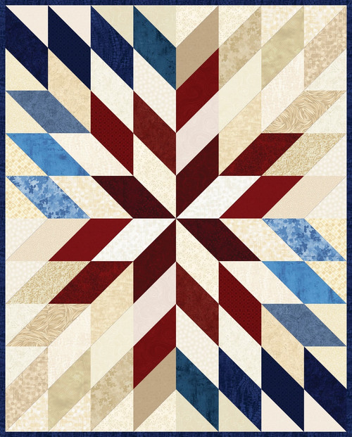 I've Got Hue, Babe - 5 & Dime Flower Quilt (Medium)