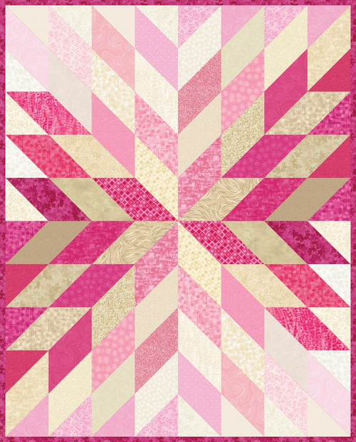 I've Got Hue, Babe - 5 & Dime Flower Quilt (Pink)