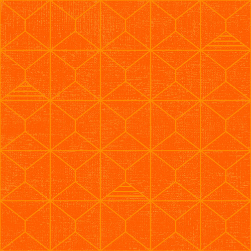 4504-268 Orange || Stof Rainbow Line