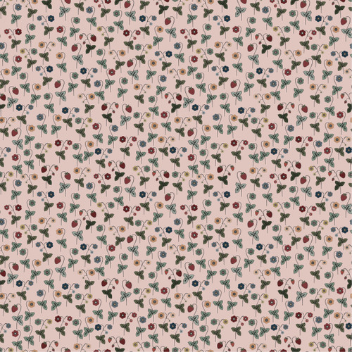 4504-288 Rose || Stof Strawberry Mischief