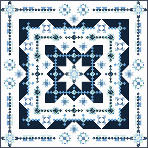 Celeste - Mid Winter Blues Quilt