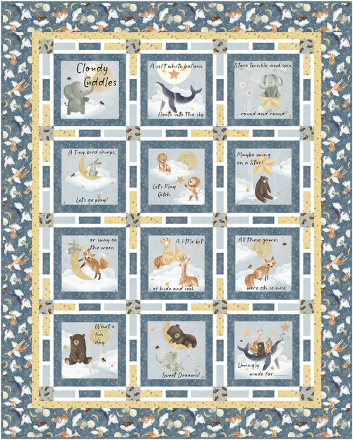 Cloudy Cuddles - Sky High Read-Along Throw