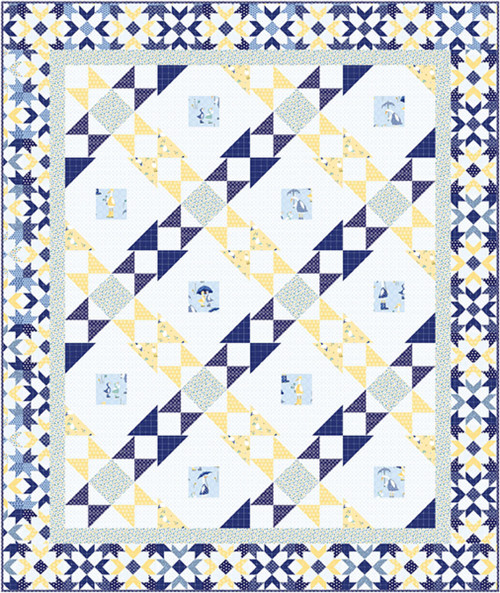 Ducks in the Rain - Quack, Quack Quilt