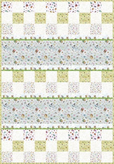 Herding Cats Landscaping - Check Me Out Quilt - Light