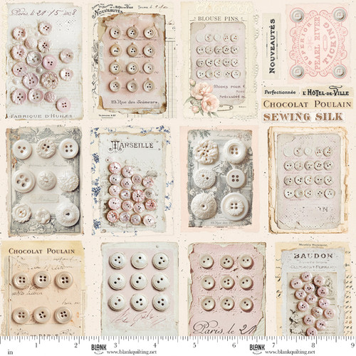 5359-14 cream || Buttons and Keepsakes