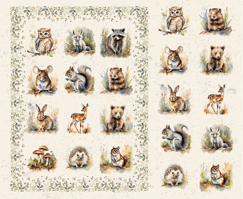 3201P-14* Morning Fog Cream || Wildwood Whimsy