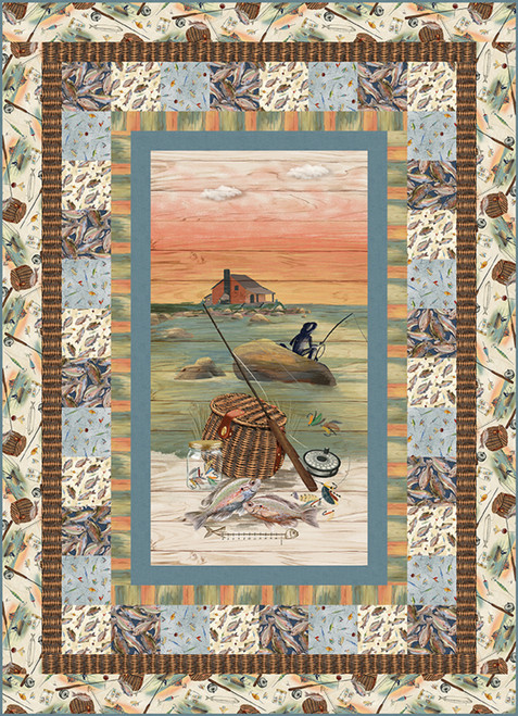 Gone Fishing - A Quiet Moment Quilt