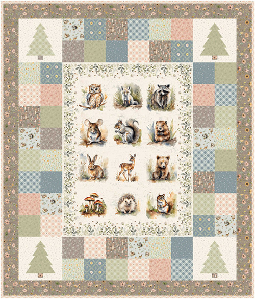 Wildwood Whimsy - Wildwood Whimsy Panel Quilt