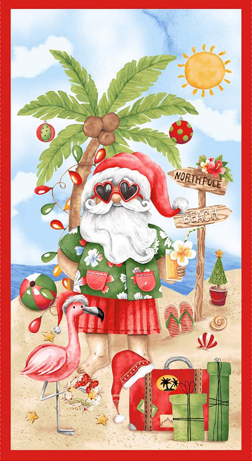 1394PH-13 Sky Blue || Santa on Vacation