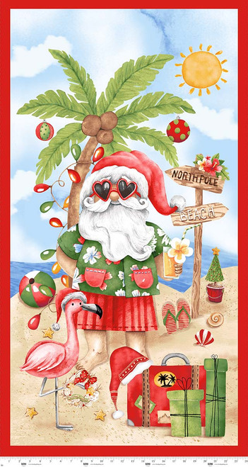 1394PH-13 Sky Blue || Santa on Vacation