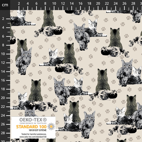 4504-403 Lt Grey || Flower Cats