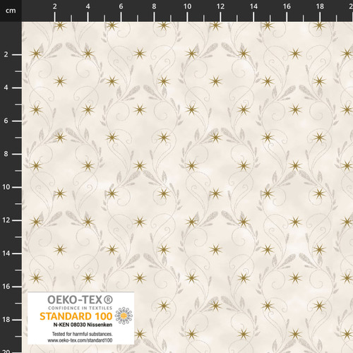 4594-128 Cream Gold || Full of Magic