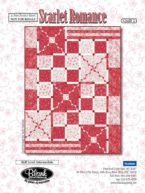 Scarlet Romance Quilt #2 Scarlet Romance Quilt #2